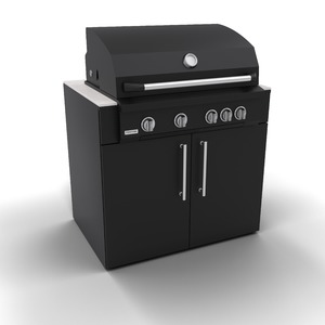 Modulární kuchyňská skříňka Fontana ELYSIA 100 BBQ LUMEN 5 - skříň s plynovým grilem 