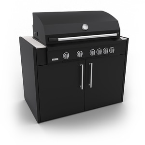 Modulární kuchyňská skříňka Fontana ELYSIA 120 BBQ LUMEN 6 - skříň s plynovým grilem