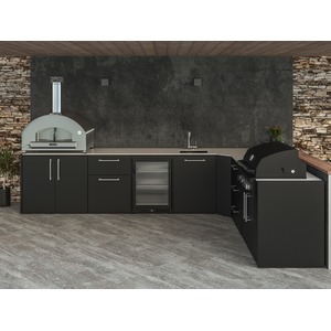 Modulární kuchyňská skříňka Fontana ELYSIA 90 PIZZA - skříňka s kamennou deskou pro umístění pece na pizzu