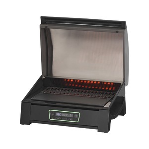 Modulová skříňka Grandpro s elektrickým grilem, vinotékou a kamennou deskou - samostatné a skvěle vybavené varné centrum (detail grilu E2-Grill)
