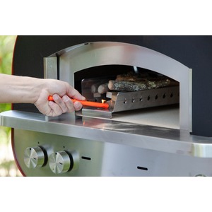 Stolní hybridní pec na pizzu Fontana Forni PIERO - výkonná pizza pec umožňující alternativní použití plynu nebo dřeva