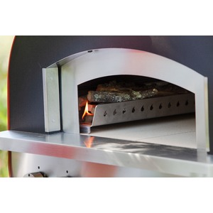 Stolní hybridní pec na pizzu Fontana Forni PIERO - výkonná pizza pec umožňující alternativní použití plynu nebo dřeva