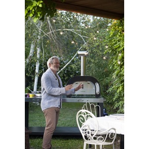 Stolní plynová pec na pizzu Fontana Forni Maestro 40 - nejmenší plynová pec z nabídky s velkou pečící plochou