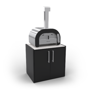 Venkovní kuchyně Fontana ELYSIA SPECCHIO - velkorysá kuchyně v maximální výbavě se samostatným ostrůvkem (skříňka 90 Pizza Oven)
