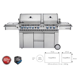 Plynový gril Napoleon PRESTIGE PRO825RSIBPSS 