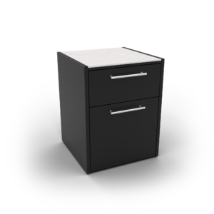 Venkovní kuchyně Fontana ELYSIA SPECCHIO - velkorysá kuchyně v maximální výbavě se samostatným ostrůvkem (skříňka 90 Storage)